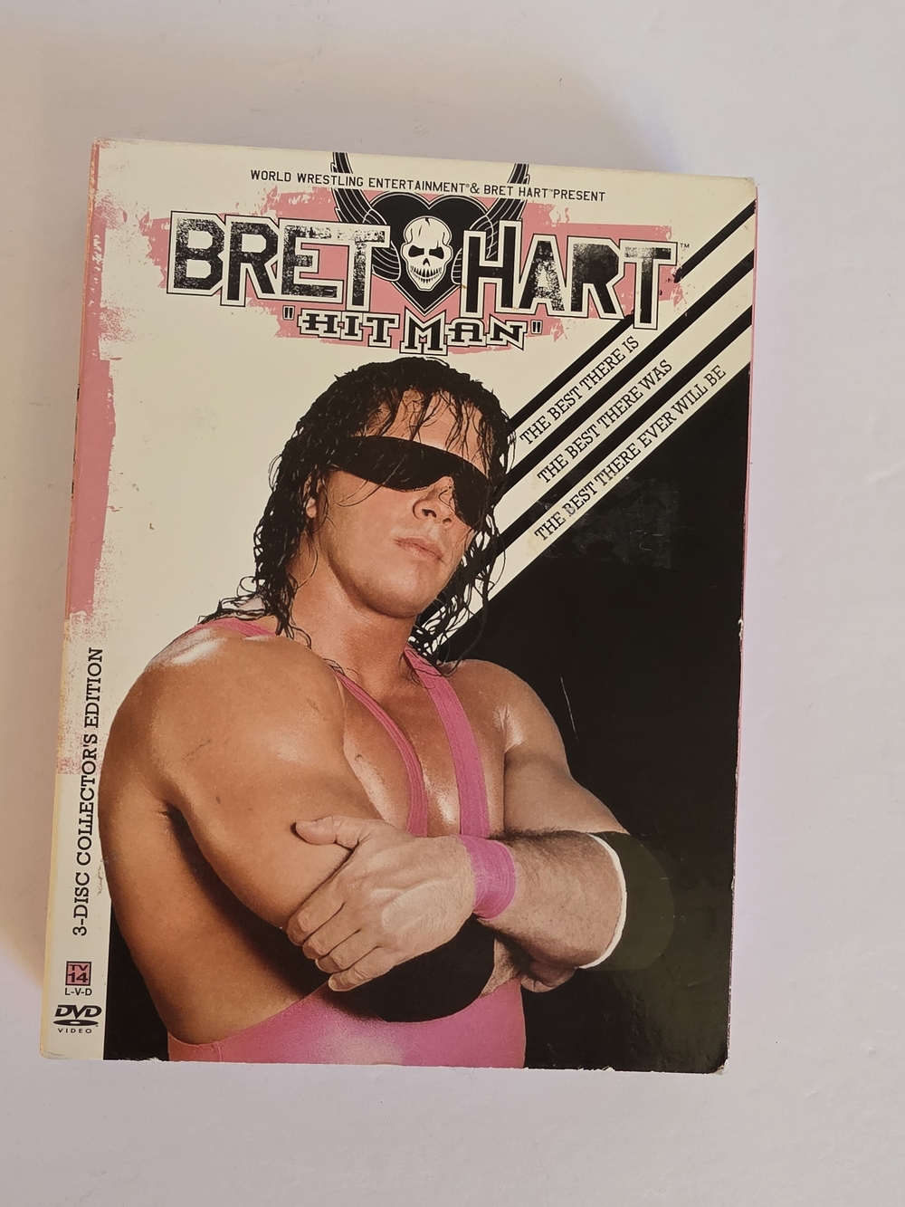 Bret The "Hit Man" Hart 3 Disc Collectors Item Vintage WWE Matches